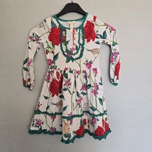 matilda jane make believe woodland wonders girls dress 6 Bunny And Bird Dress